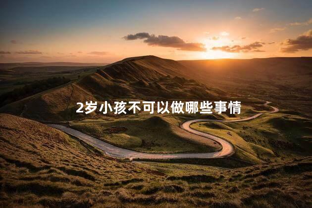 2岁小孩不可以做哪些事情 2岁小孩哪些事情不可以做