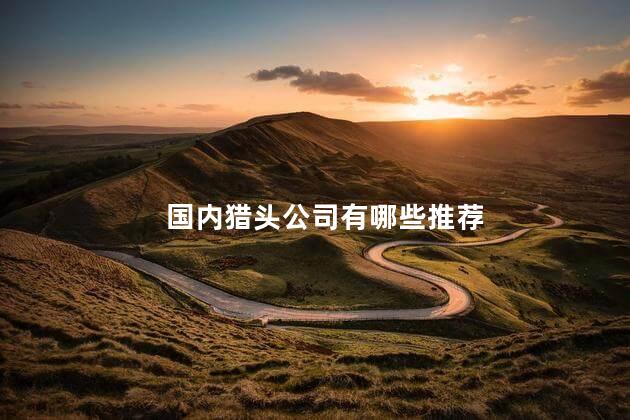 国内猎头公司有哪些推荐