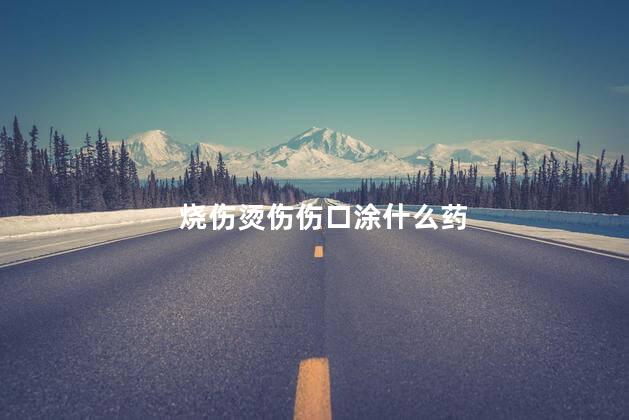烧伤烫伤伤口涂什么药